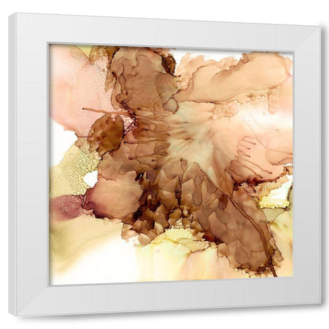 Smooth Serenade I White Modern Wood Framed Art Print by Moore, Regina