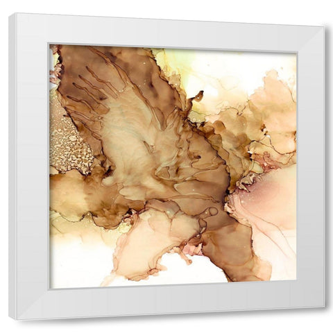 Smooth Serenade II White Modern Wood Framed Art Print by Moore, Regina