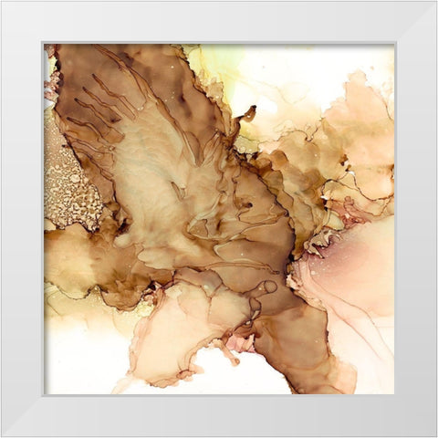 Smooth Serenade II White Modern Wood Framed Art Print by Moore, Regina