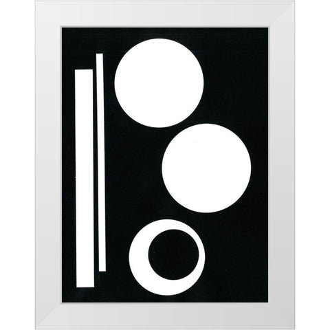 Prestige IV White Modern Wood Framed Art Print by Moore, Regina