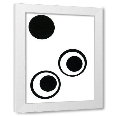 Prestige V White Modern Wood Framed Art Print by Moore, Regina