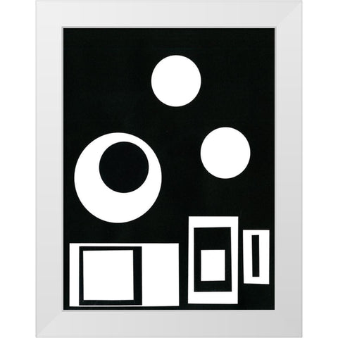 Prestige VI White Modern Wood Framed Art Print by Moore, Regina