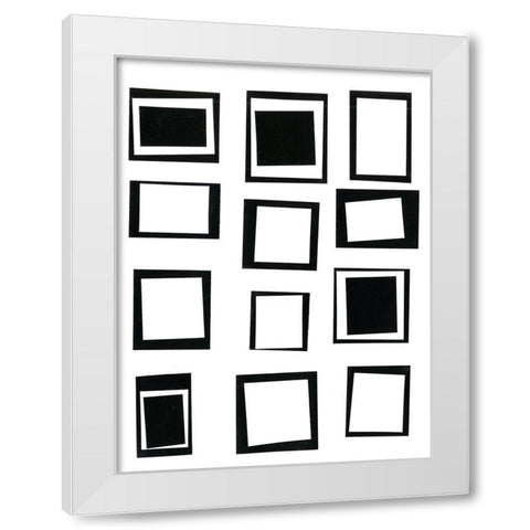 Prestige VII White Modern Wood Framed Art Print by Moore, Regina