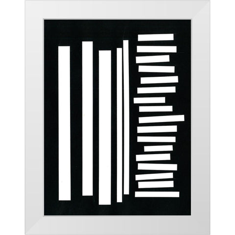 Prestige VIII White Modern Wood Framed Art Print by Moore, Regina