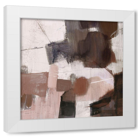 Melange II White Modern Wood Framed Art Print by Borges, Victoria