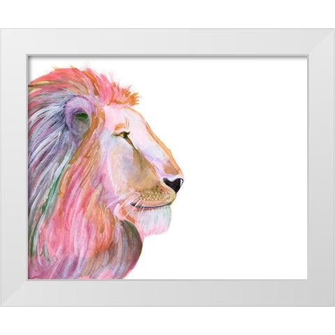 Sunset Safari I White Modern Wood Framed Art Print by Ludwig, Alicia