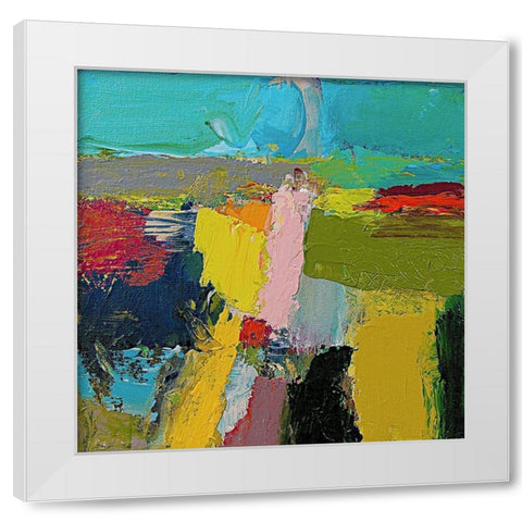 County Line I White Modern Wood Framed Art Print by Friedlander, Allan