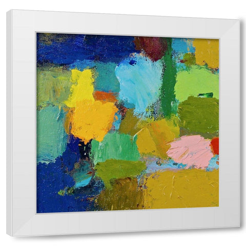 County Line II White Modern Wood Framed Art Print by Friedlander, Allan