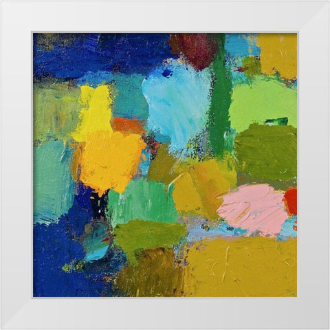 County Line II White Modern Wood Framed Art Print by Friedlander, Allan