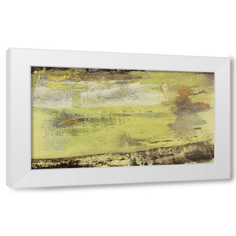 Tangent II White Modern Wood Framed Art Print by Gordon, Sharon