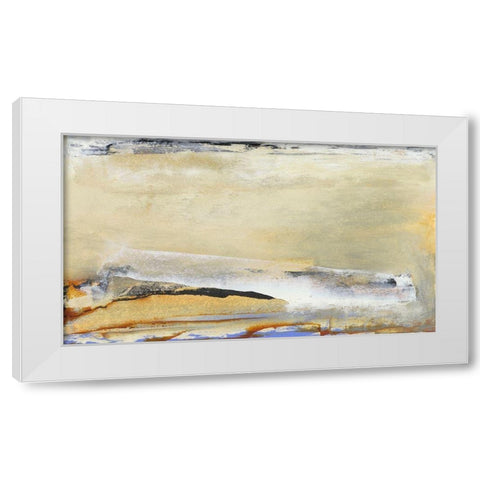 Tangent IV White Modern Wood Framed Art Print by Gordon, Sharon