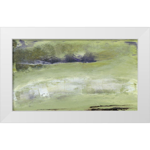 Tangent VI White Modern Wood Framed Art Print by Gordon, Sharon