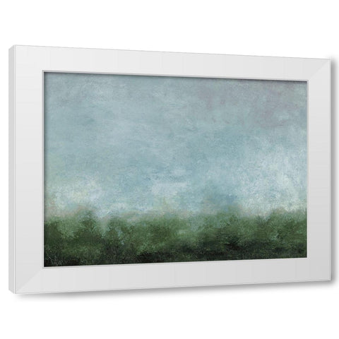 Elevated View II White Modern Wood Framed Art Print by Gordon, Sharon