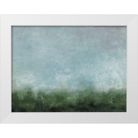 Elevated View II White Modern Wood Framed Art Print by Gordon, Sharon
