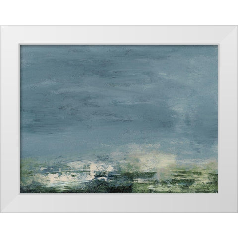 Elevated View III White Modern Wood Framed Art Print by Gordon, Sharon