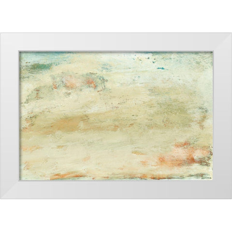 Hushed I White Modern Wood Framed Art Print by Gordon, Sharon