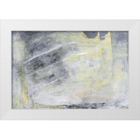Hushed II White Modern Wood Framed Art Print by Gordon, Sharon
