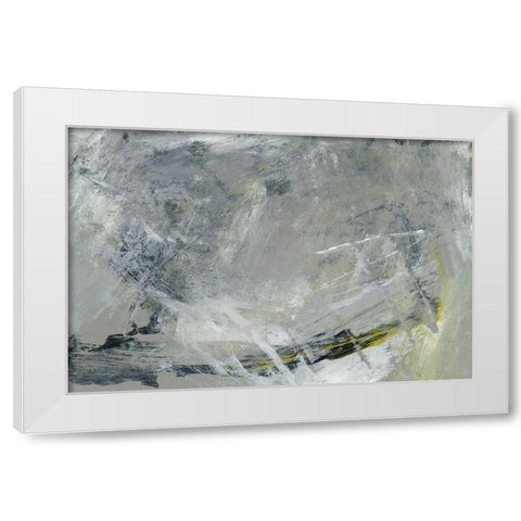 Hushed III White Modern Wood Framed Art Print by Gordon, Sharon
