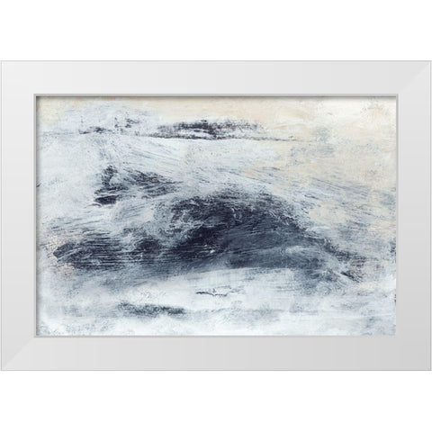 Hushed IV White Modern Wood Framed Art Print by Gordon, Sharon
