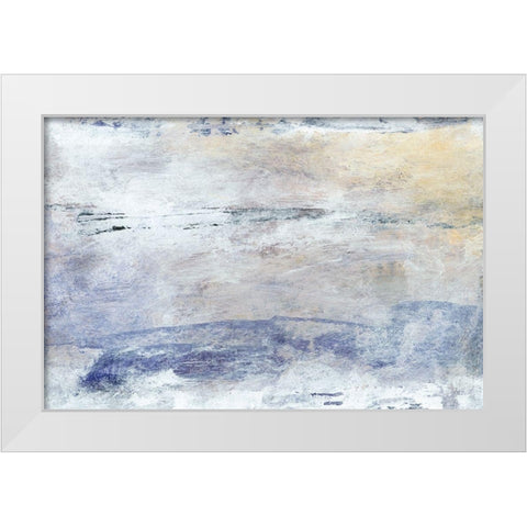 Hushed VI White Modern Wood Framed Art Print by Gordon, Sharon