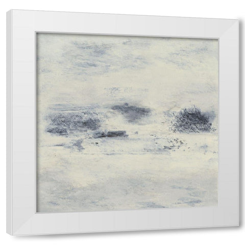 Fog Lifting I White Modern Wood Framed Art Print by Gordon, Sharon