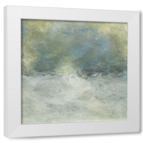 Fog Lifting II White Modern Wood Framed Art Print by Gordon, Sharon