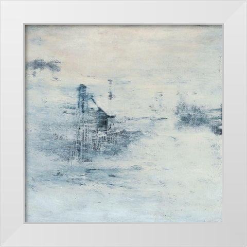 Fog Lifting V White Modern Wood Framed Art Print by Gordon, Sharon