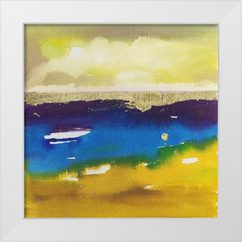 Nature at Peace I White Modern Wood Framed Art Print by Combs, Joyce