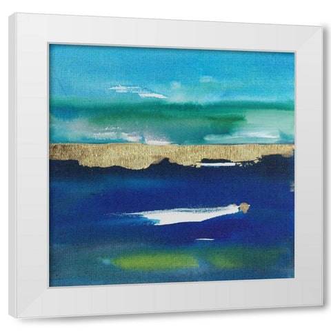 Nature at Peace IV White Modern Wood Framed Art Print by Combs, Joyce