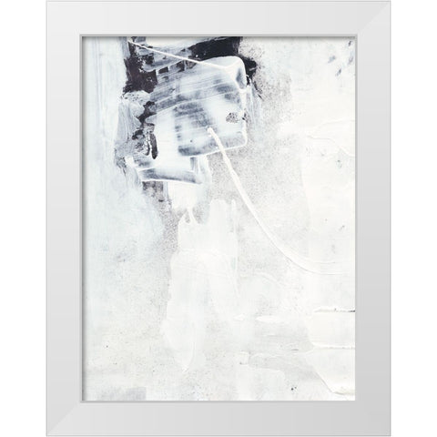 Fire and Ice I White Modern Wood Framed Art Print by Combs, Joyce