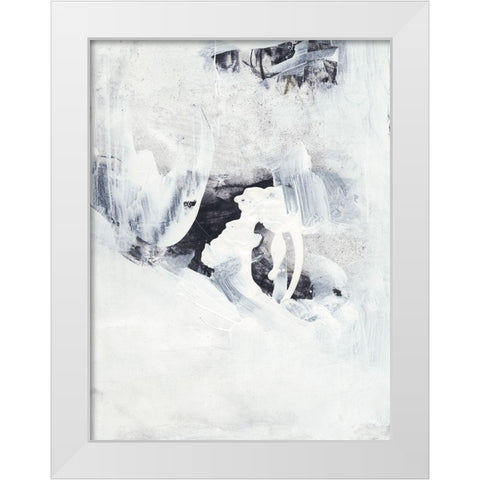 Fire and Ice IV White Modern Wood Framed Art Print by Combs, Joyce