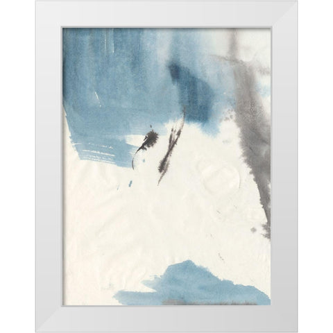 Peace I White Modern Wood Framed Art Print by Combs, Joyce