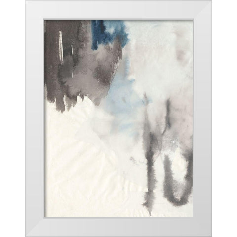 Peace II White Modern Wood Framed Art Print by Combs, Joyce