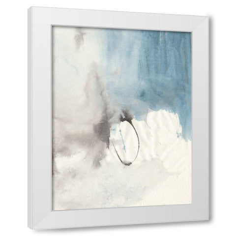 Tranquility I White Modern Wood Framed Art Print by Combs, Joyce