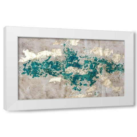 Mineral Drift I White Modern Wood Framed Art Print by Willett, Michael