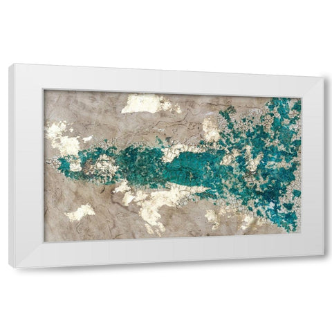 Mineral Drift II White Modern Wood Framed Art Print by Willett, Michael