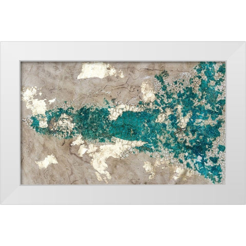 Mineral Drift II White Modern Wood Framed Art Print by Willett, Michael
