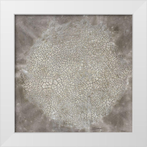 Parched Earth White Modern Wood Framed Art Print by Willett, Michael