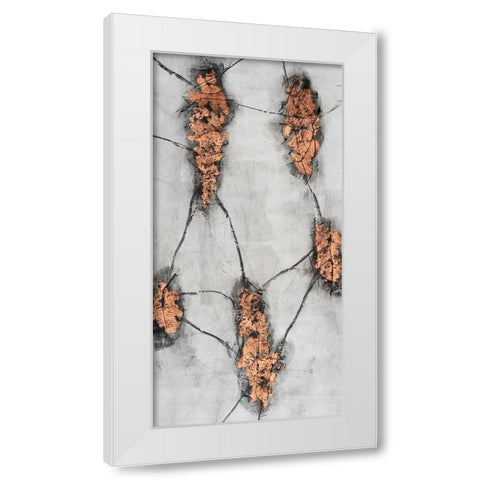 Static Conductor II White Modern Wood Framed Art Print by Willett, Michael