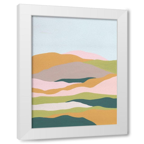 Cloud Layers II White Modern Wood Framed Art Print by Wang, Melissa