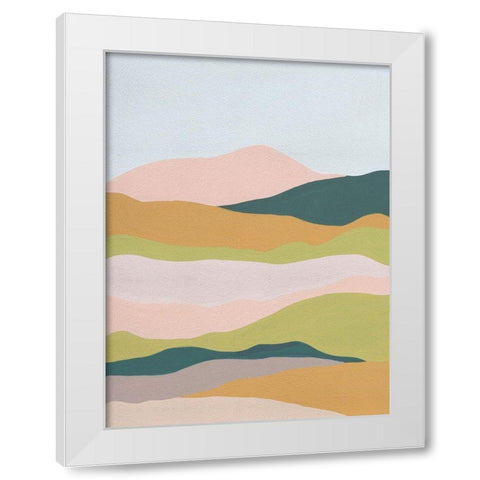 Cloud Layers IV White Modern Wood Framed Art Print by Wang, Melissa