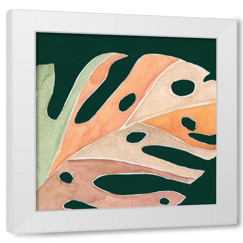 Palm Grove I White Modern Wood Framed Art Print by Wang, Melissa