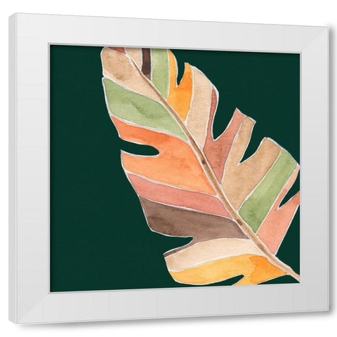 Palm Grove II White Modern Wood Framed Art Print by Wang, Melissa