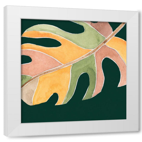 Palm Grove IV White Modern Wood Framed Art Print by Wang, Melissa