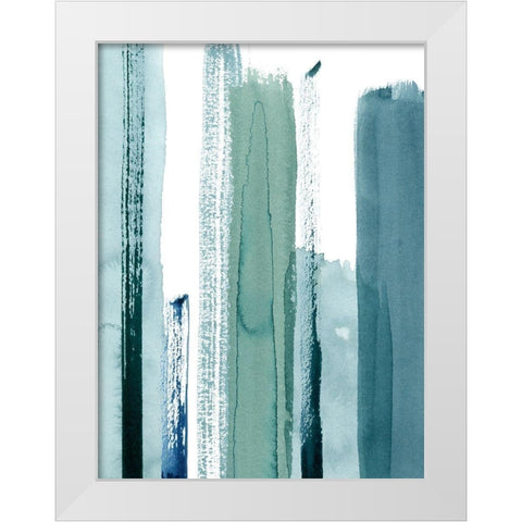 Stalagmite I White Modern Wood Framed Art Print by Popp, Grace