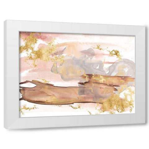 Shadows of Dawn I White Modern Wood Framed Art Print by Wang, Melissa