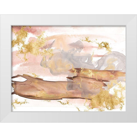 Shadows of Dawn I White Modern Wood Framed Art Print by Wang, Melissa