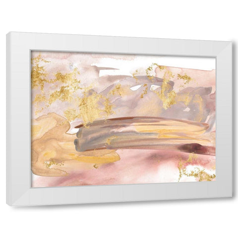 Shadows of Dawn III White Modern Wood Framed Art Print by Wang, Melissa