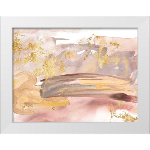 Shadows of Dawn III White Modern Wood Framed Art Print by Wang, Melissa