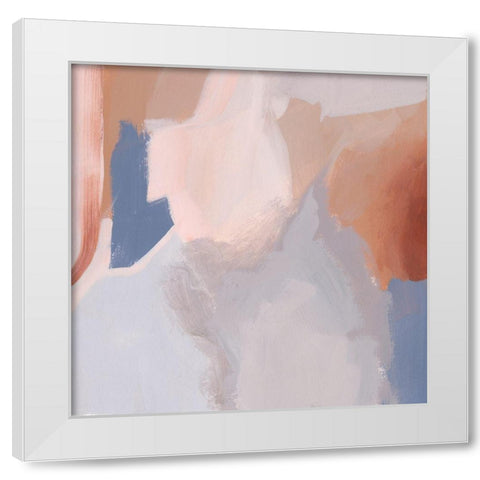 Clay Blush I White Modern Wood Framed Art Print by Popp, Grace